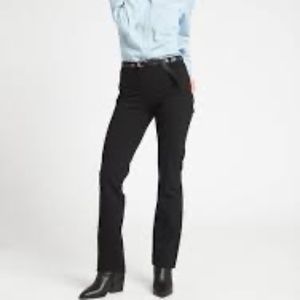 BetaBrand Black Straight-Leg Classic Dress Pant Yoga Pant, XL